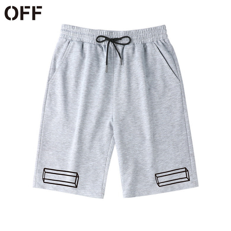 Off W Grey/White X Shorts